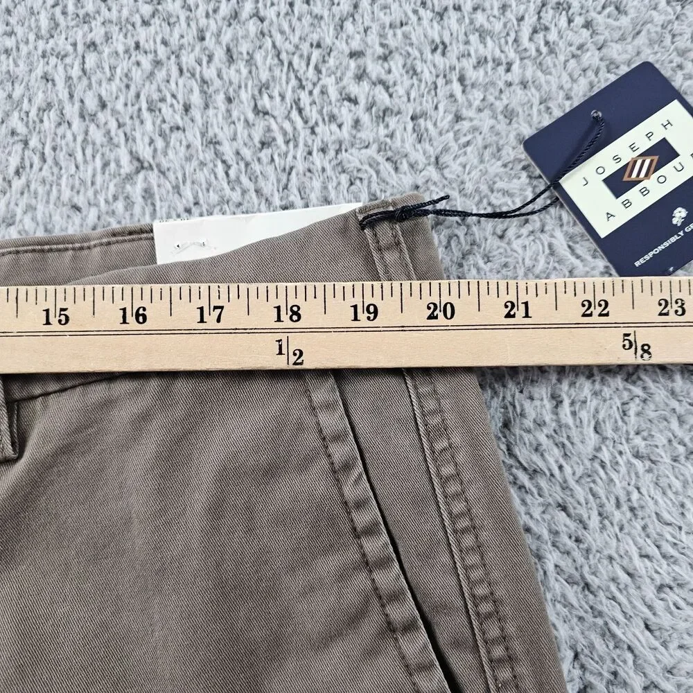Joseph Abboud Pants 40x29 Khaki Brown Chino Comfort Stretch Preppy Casual NWT